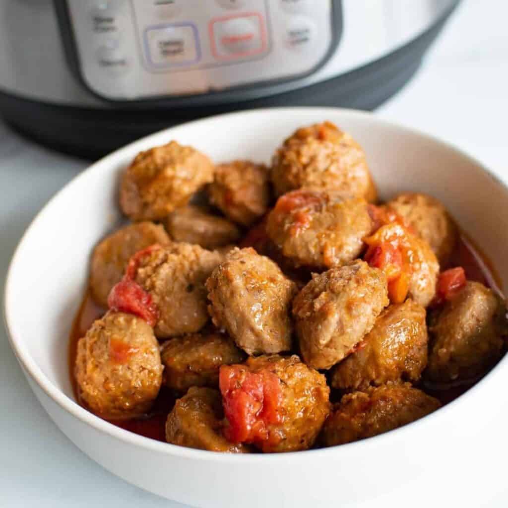 Easy Instant Pot Frozen Meatballs Hint of Healthy