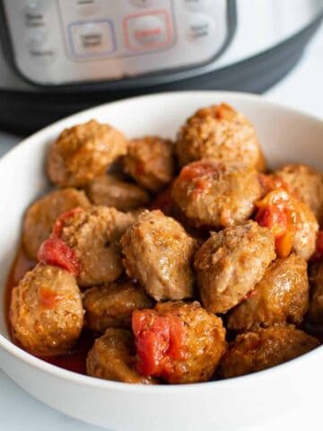 Instant Pot Frozen Meatballs.