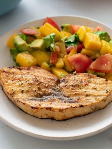 Baked Swordfish.