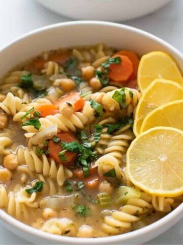 Chickpea Noodle Soup.