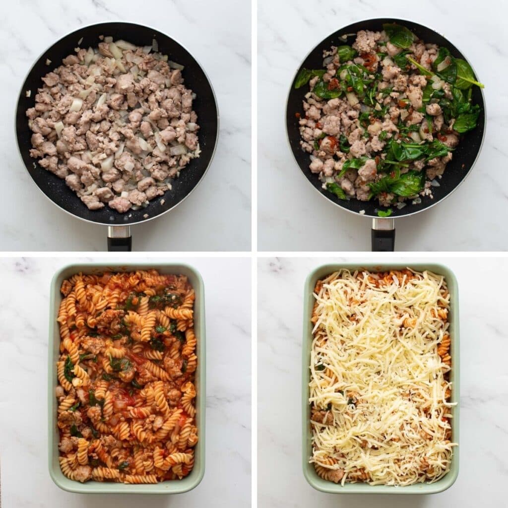 The Best Sausage Pasta Bake (Easy Dinner Recipe) - Hint of Healthy
