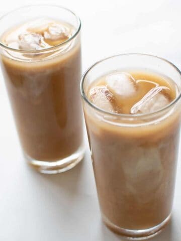 Iced Caramel Latte.