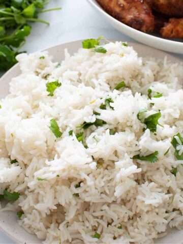 Instant Pot Cilantro Lime Rice.