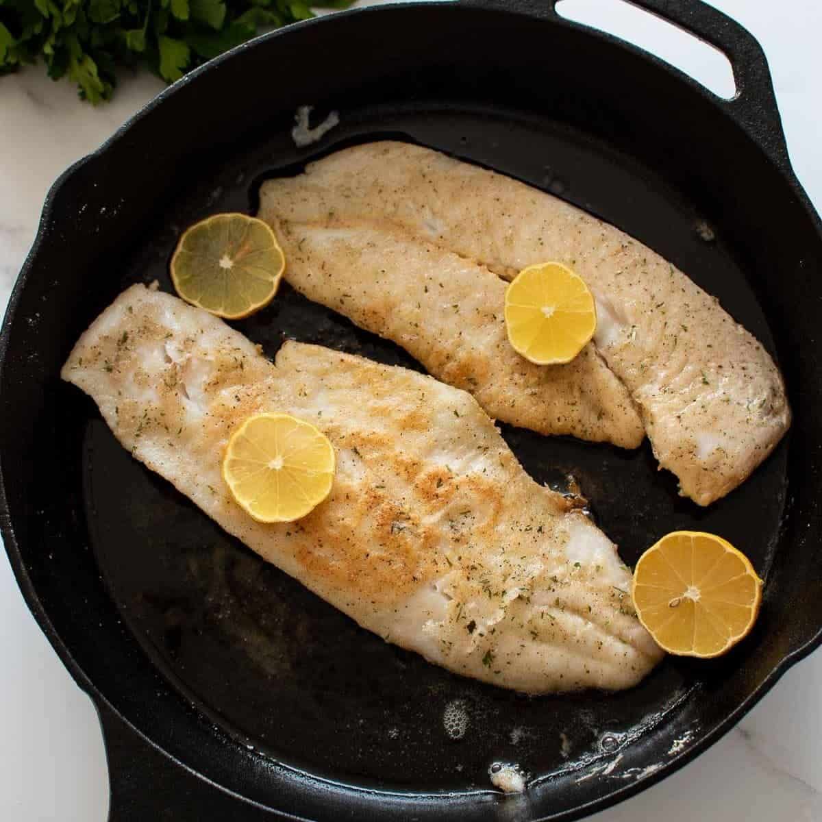 Pan Fried Hake (Easy 10 Minute Recipe!) - Hint of Healthy