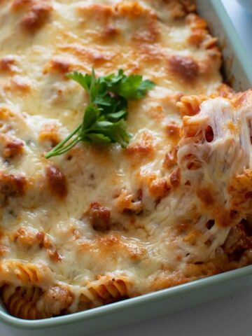 Sausage Pasta Bake.