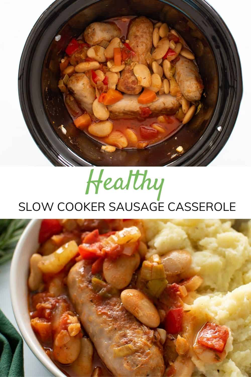 The BEST Slow Cooker Sausage Casserole Hint of Healthy