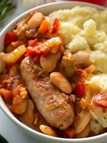 Slow Cooker Sausage Casserole.