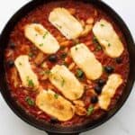 Baked halloumi.