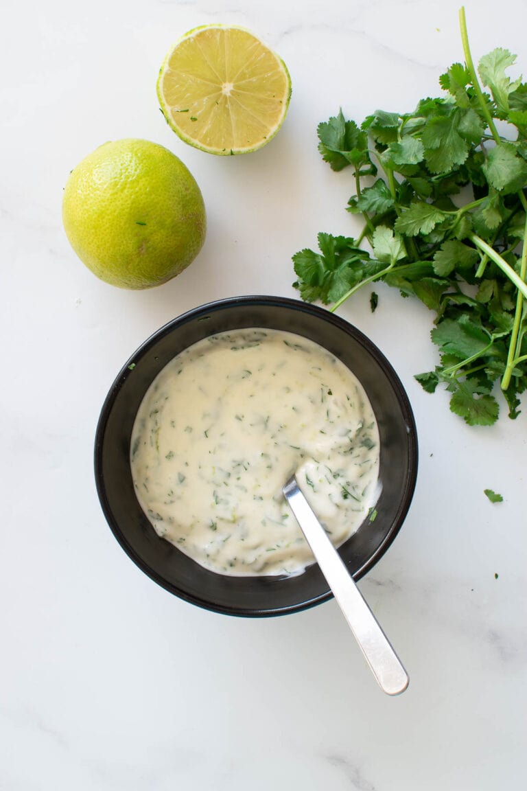 Cilantro Lime Aioli (Easy Dip Recipe) Hint of Healthy
