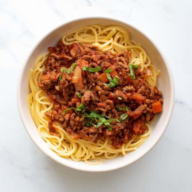 Slow Cooker Bolognese (Easy & Healthy) Hint of Healthy