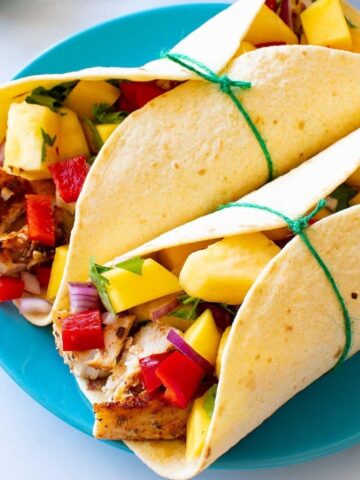 Swordfish tacos.