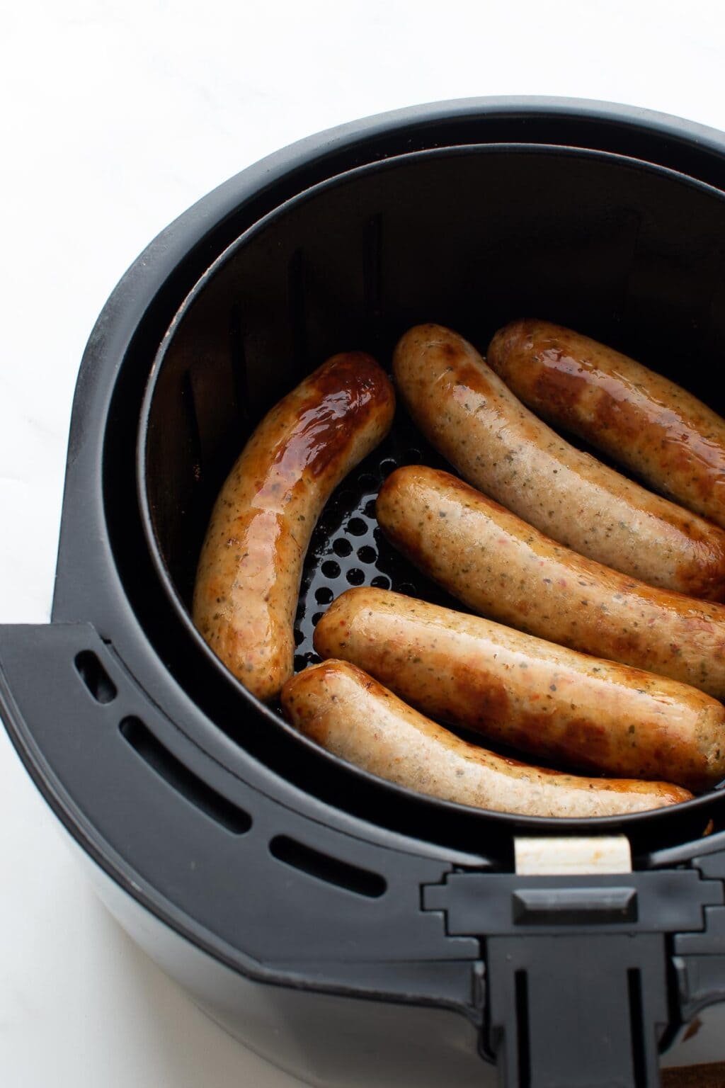 Air Fryer Brats (Bratwurst) So Easy! Hint of Healthy