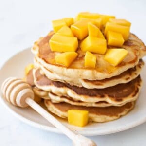 Mango pancakes.