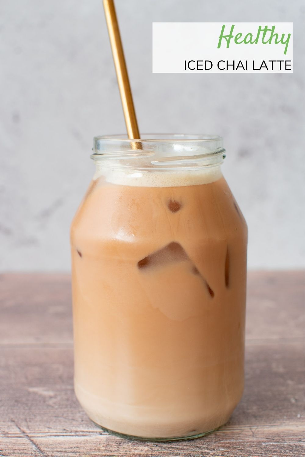 Iced Chai Latte {Refreshing Drink} Hint of Healthy