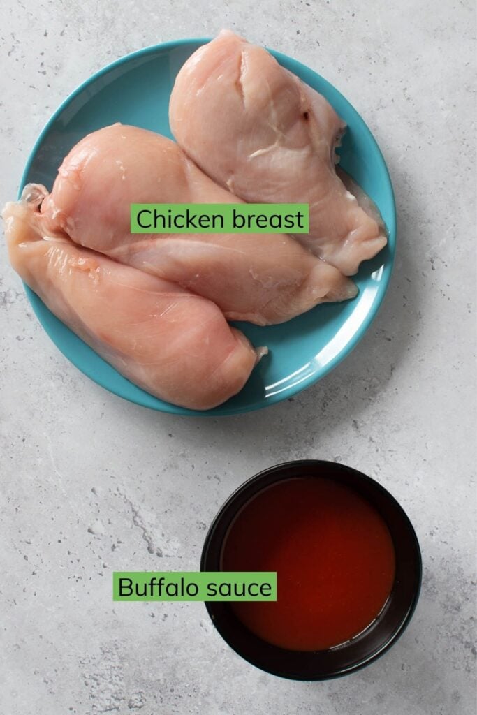 The BEST Instant Pot Buffalo Chicken Hint of Healthy