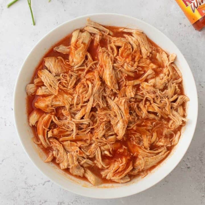 The BEST Instant Pot Buffalo Chicken Hint of Healthy