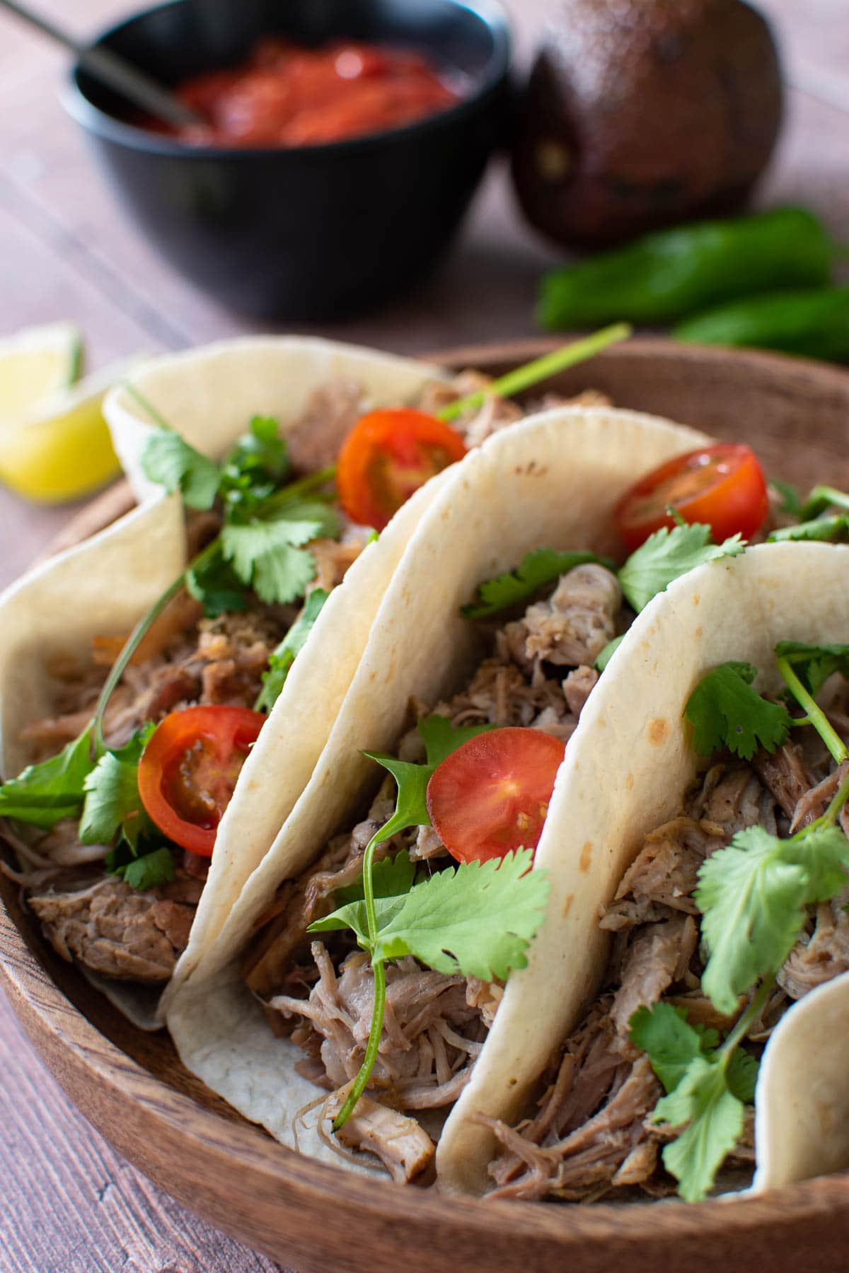 Instant pot carnitas tacos.