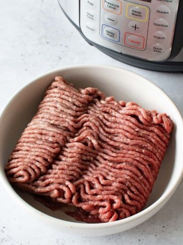 Instant Pot ground beef.