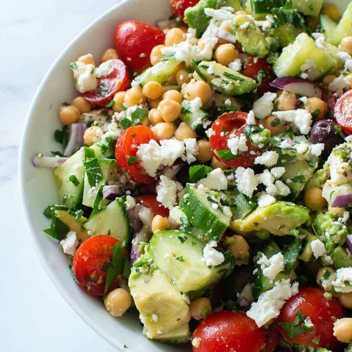 Avocado Chickpea Salad-image