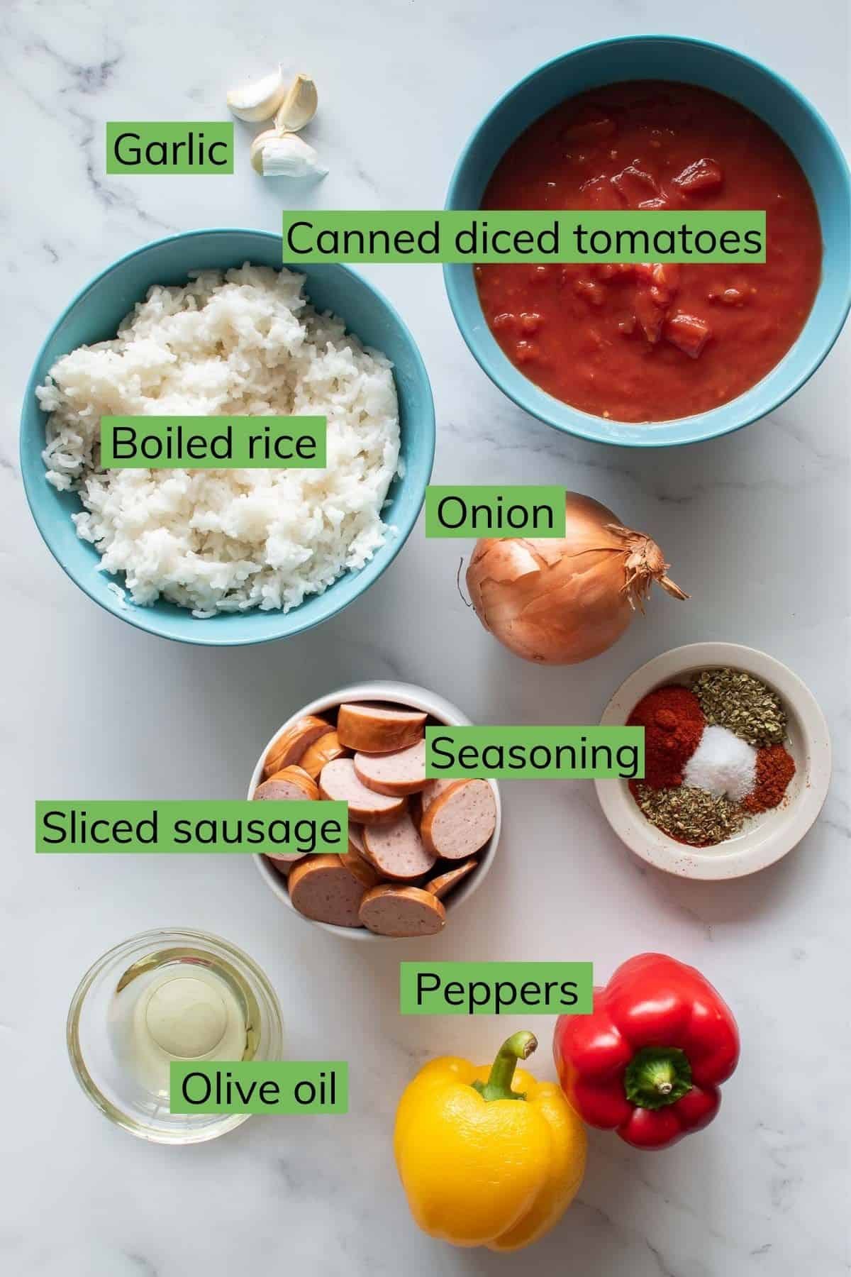 The ingredients needed to make this recipe.