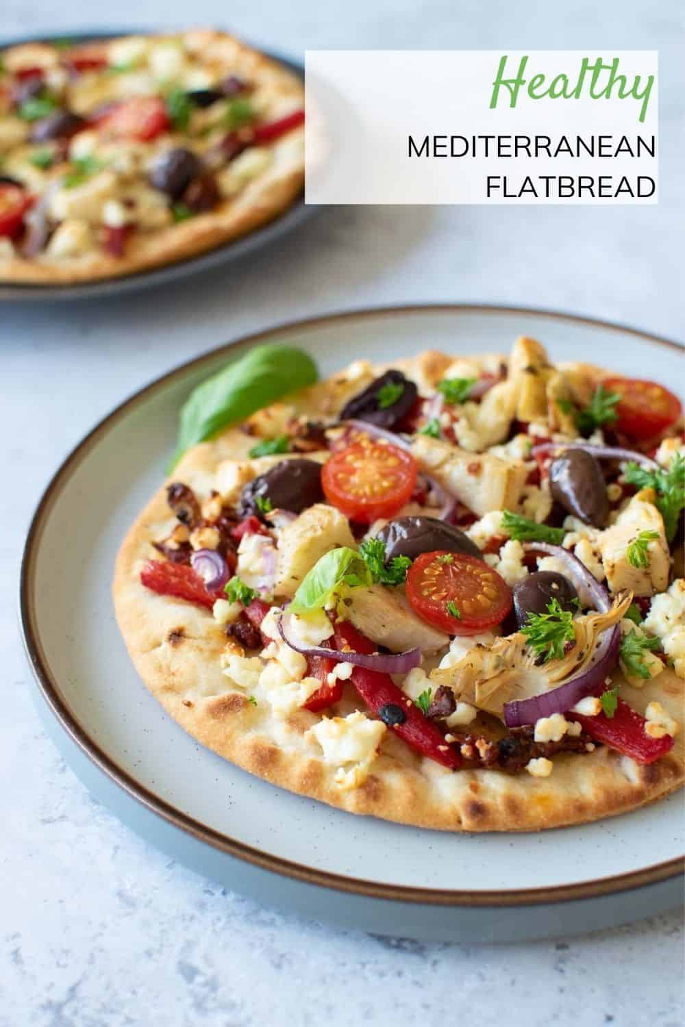 15Minute Mediterranean Flatbread Hint of Healthy
