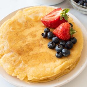 Eggless pancakes.