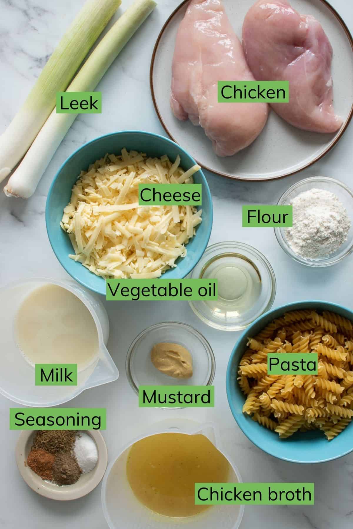 The ingredients needed to make this recipe.