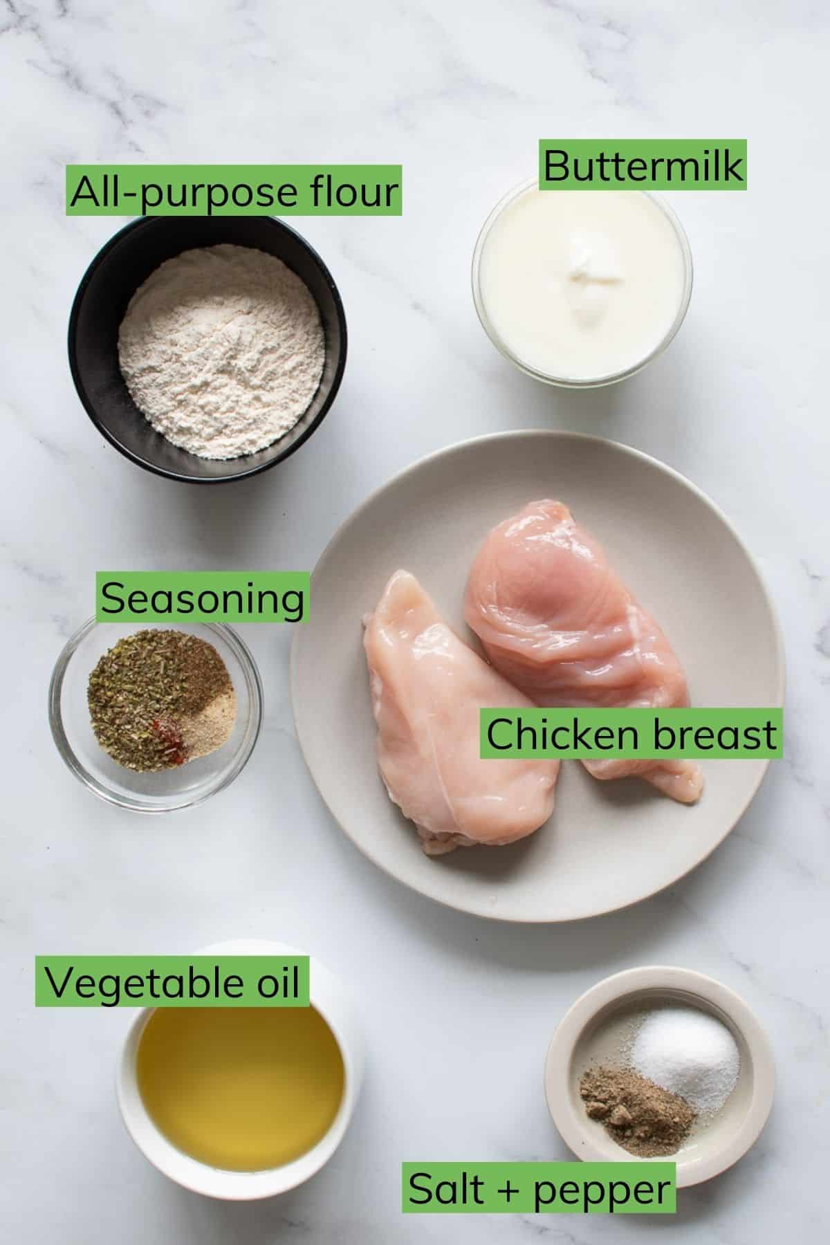 The ingredients needed to make this recipe.