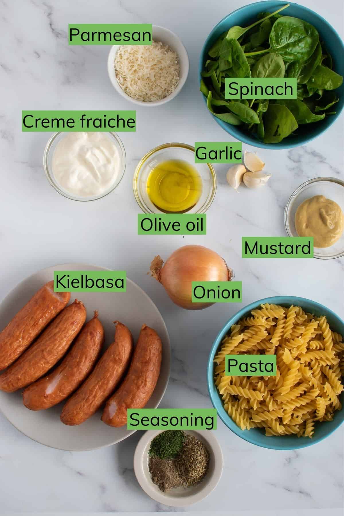 The ingredients needed to make this recipe.