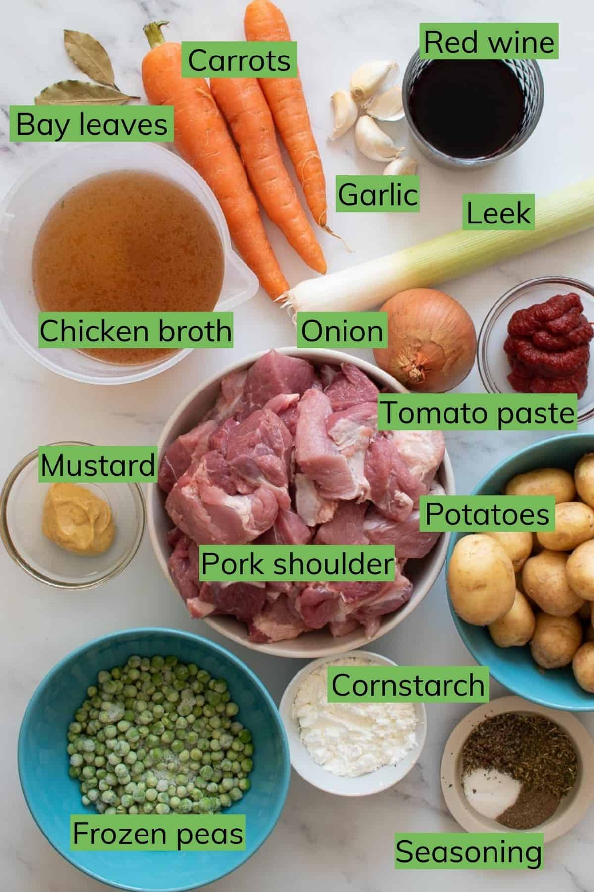 The ingredients needed to make this recipe.