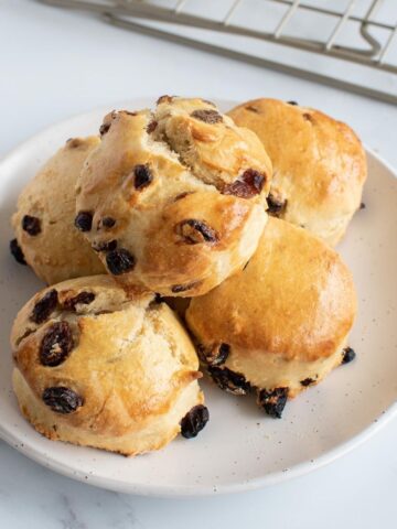 Sultana scones.