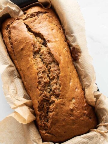 Banana and date loaf.