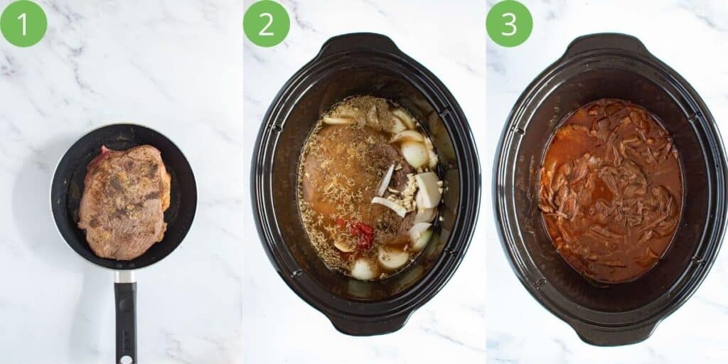 Easy Slow Cooker Braising Steak Hint of Healthy