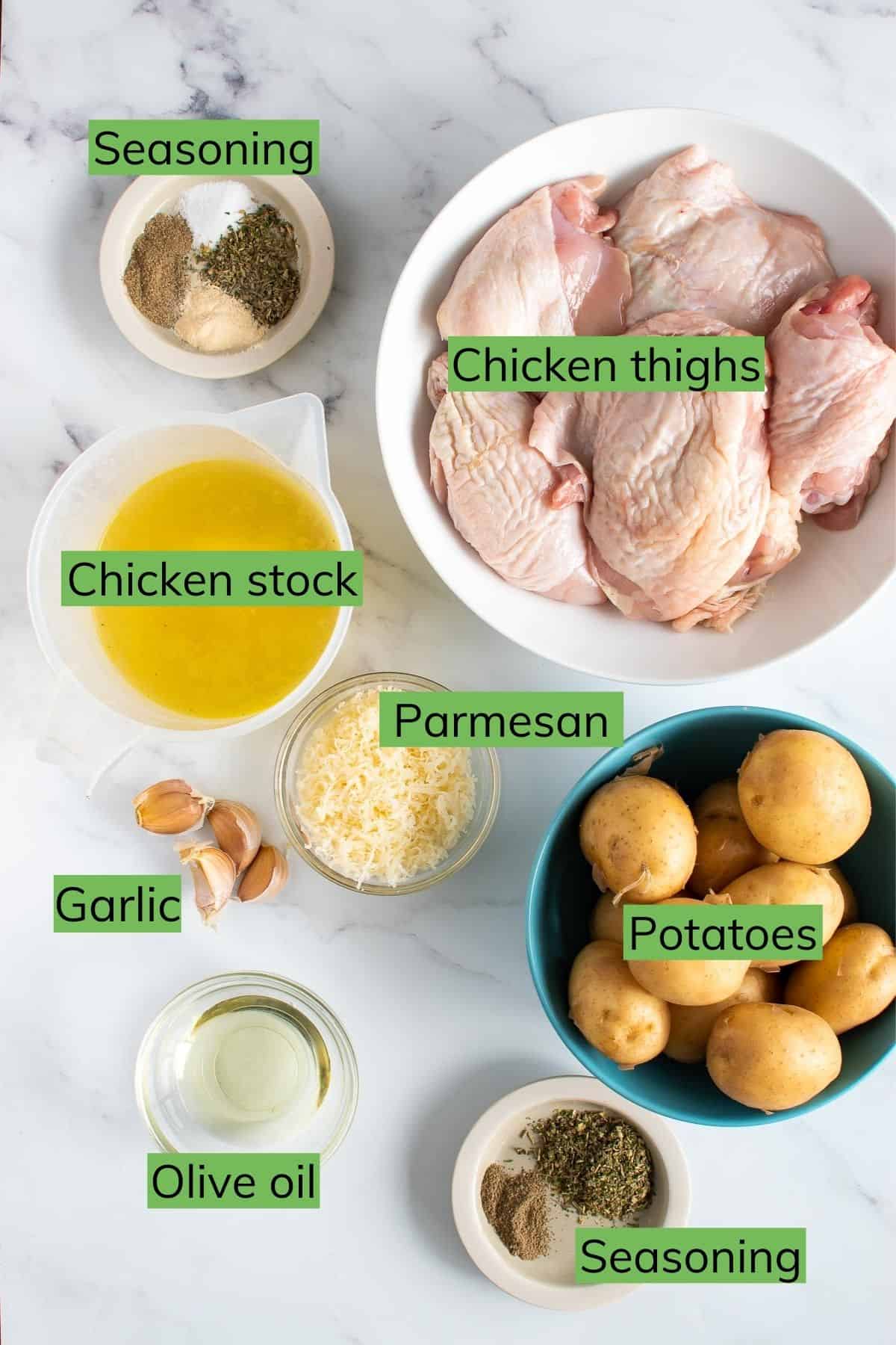 The ingredients needed to make this recipe.