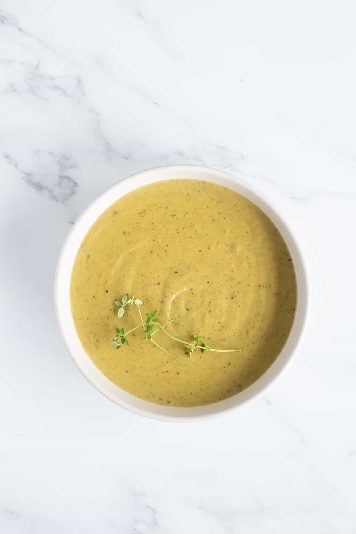 Instant Pot broccoli cheddar soup.