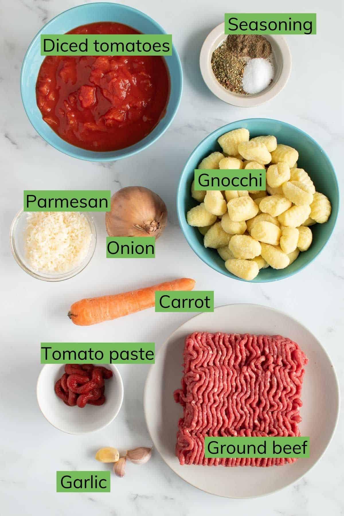 The ingredients needed to make this recipe.