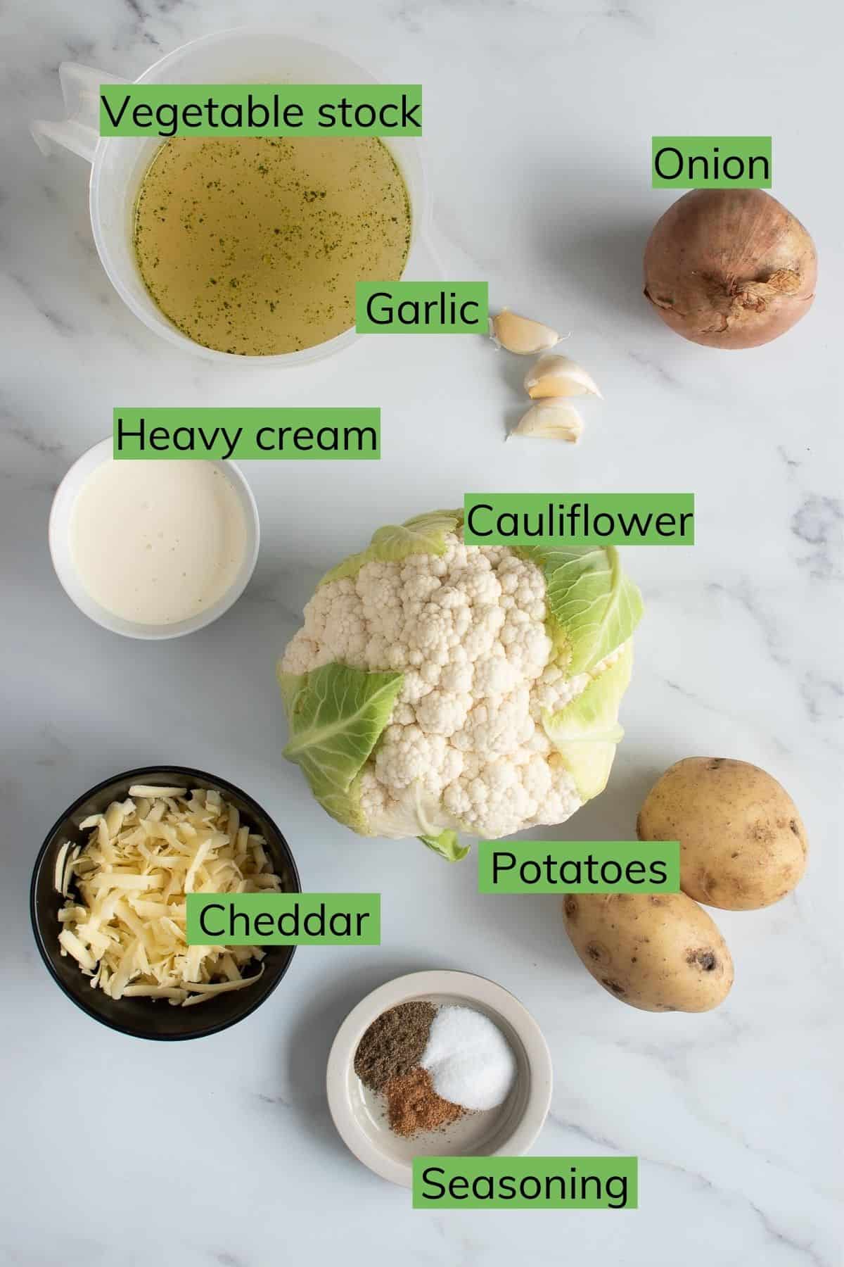 The ingredients needed to make this recipe.