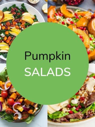 Pumpkin salad recipes.