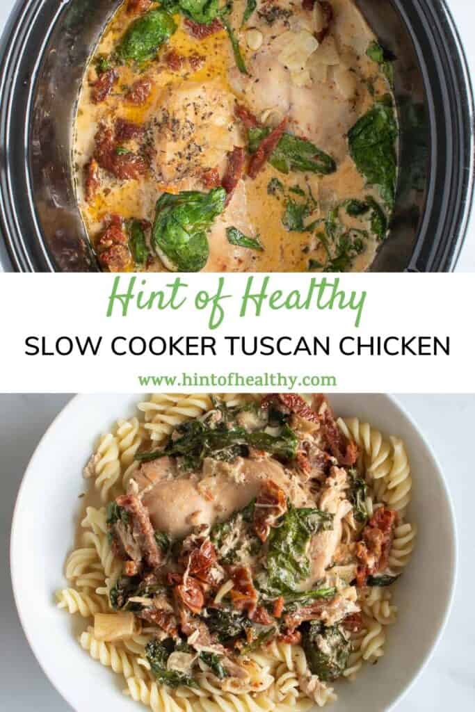 Slow Cooker Tuscan Chicken Recipe - Hint of Healthy