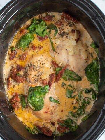 Healthy Slow Cooker Apricot Chicken - Hint of Healthy