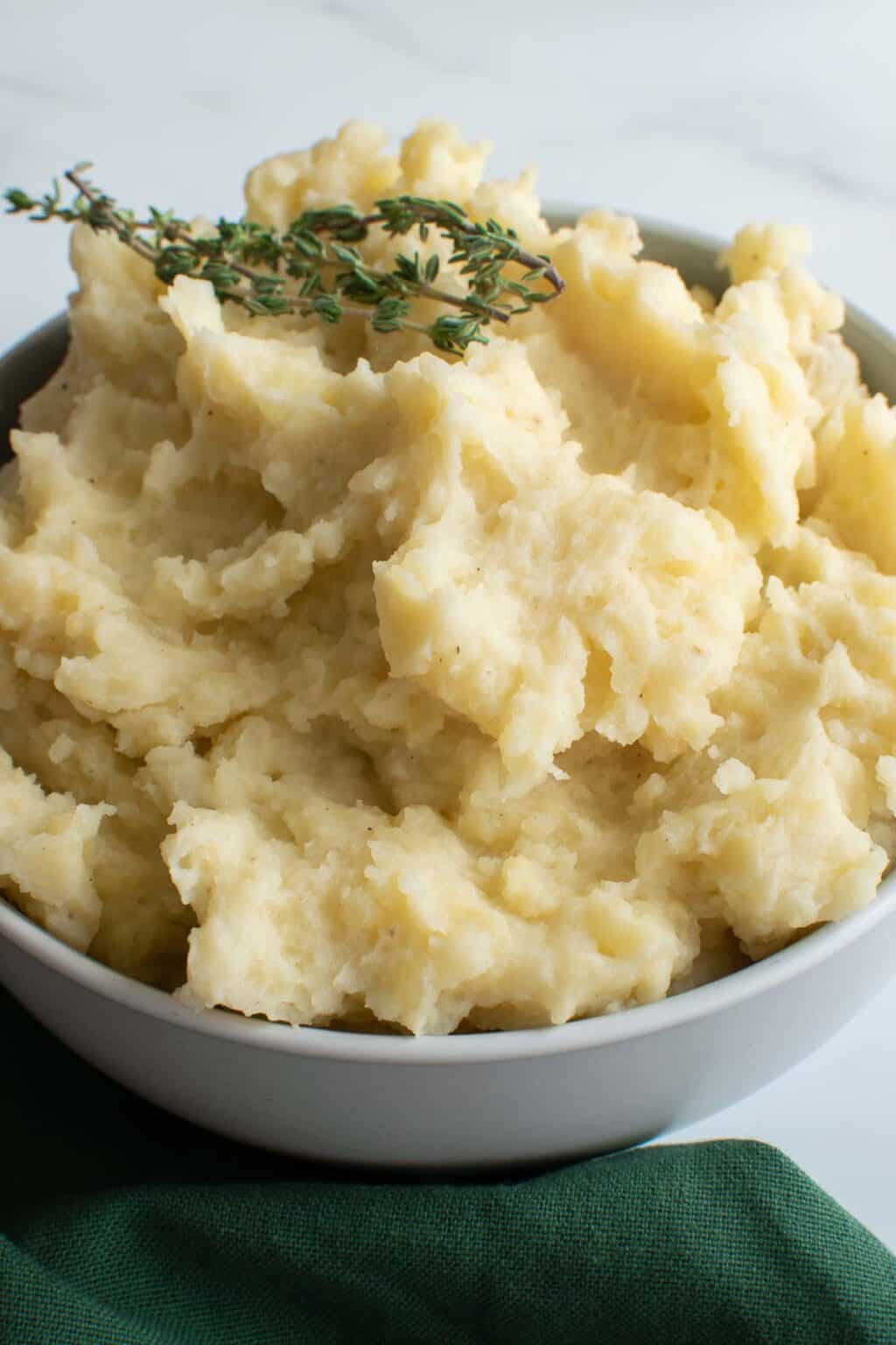 Almond Milk Mashed Potatoes (Vegan Garlic Mash) Hint of Healthy