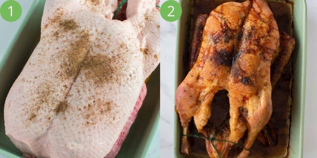 Slow Cooked Duck (Whole Duck Recipe) - Hint of Healthy