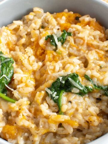 Instant Pot Butternut Squash Risotto.