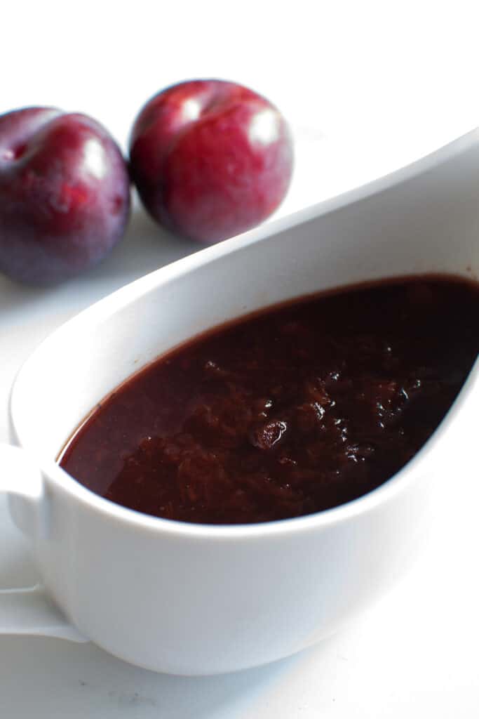 Plum Sauce for Duck (Easy 10-Minute Recipe) - Hint of Healthy