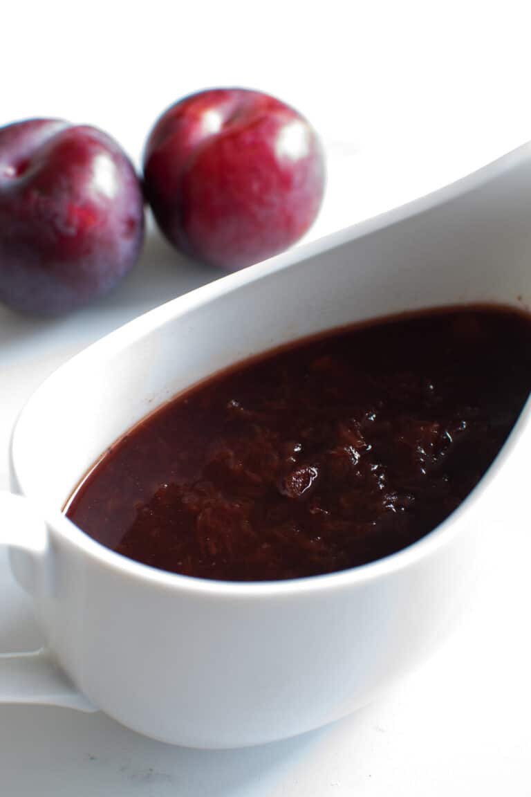 Plum Sauce for Duck (Easy 10Minute Recipe) Hint of Healthy