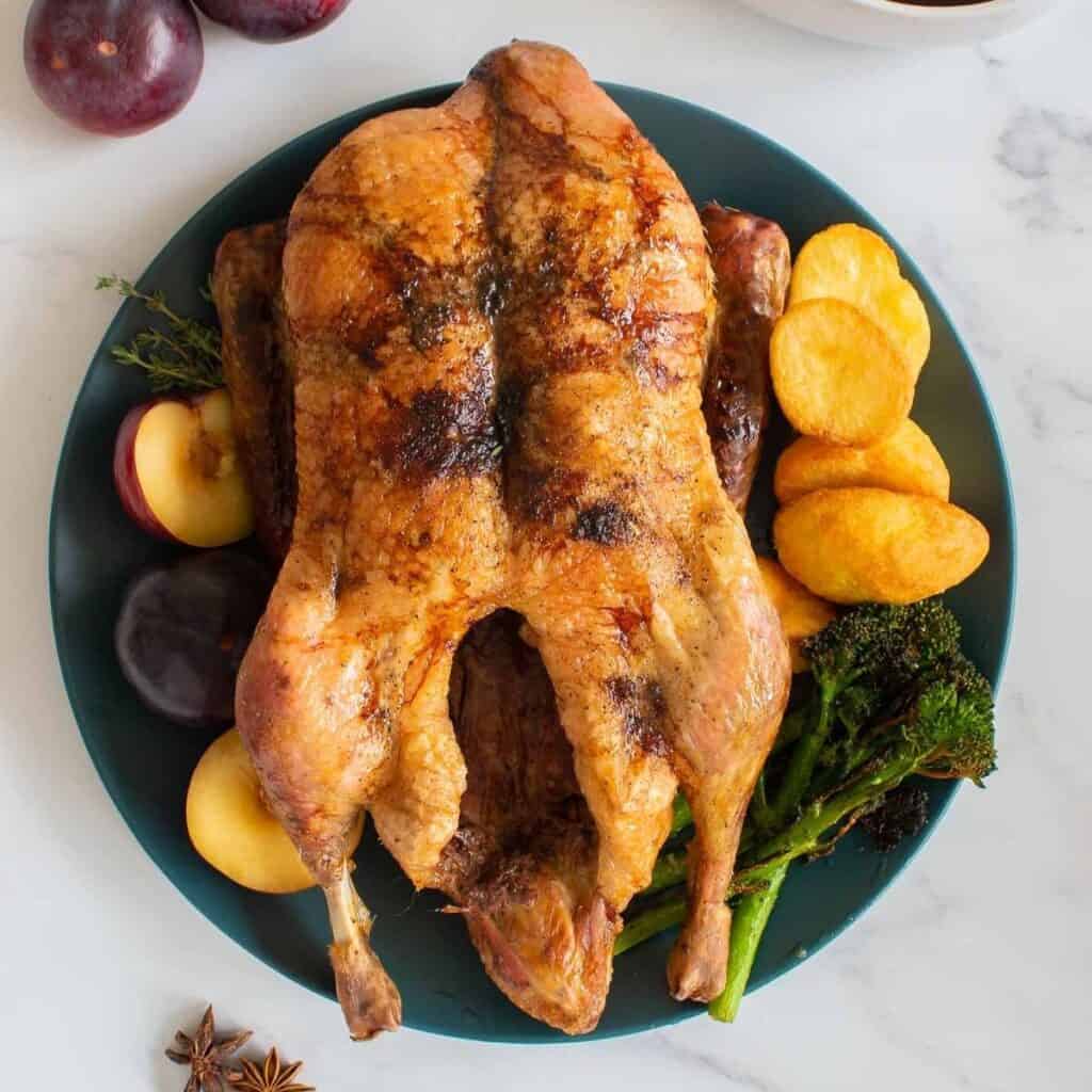 Slow Cooked Duck (Whole Duck Recipe) - Hint of Healthy