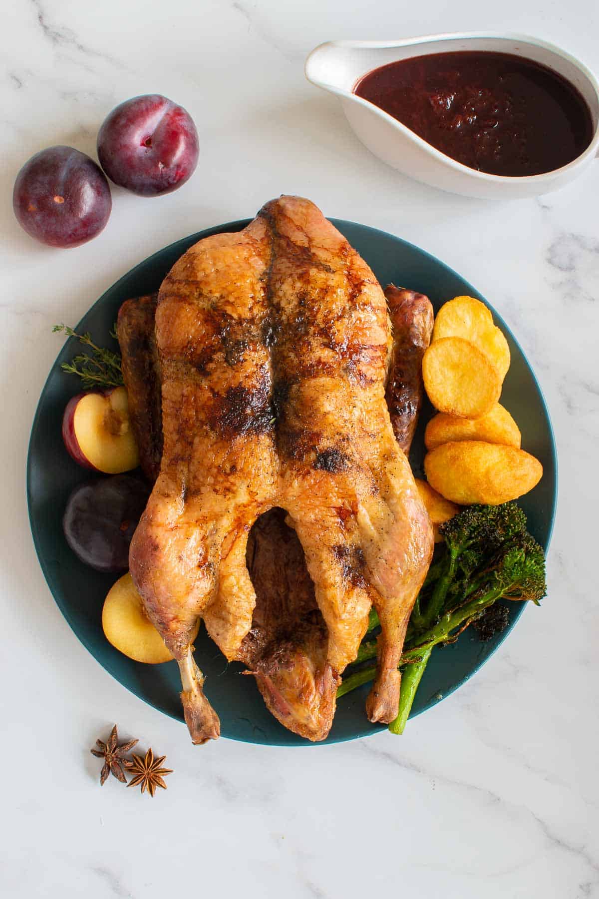 Slow Cooked Duck Whole Duck Recipe Hint Of Healthy