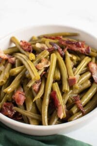 Slow Cooker Green Beans - Hint of Healthy