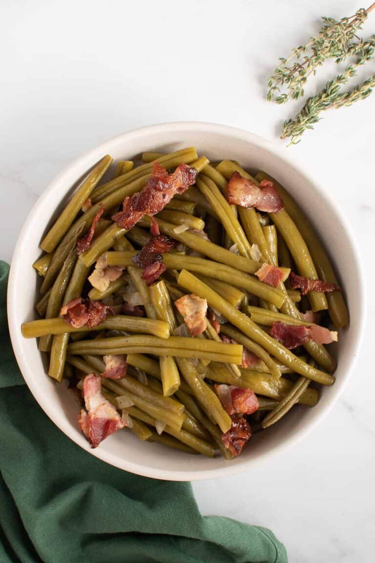 Slow Cooker Green Beans Hint of Healthy
