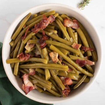 Slow Cooker Green Beans - Hint of Healthy